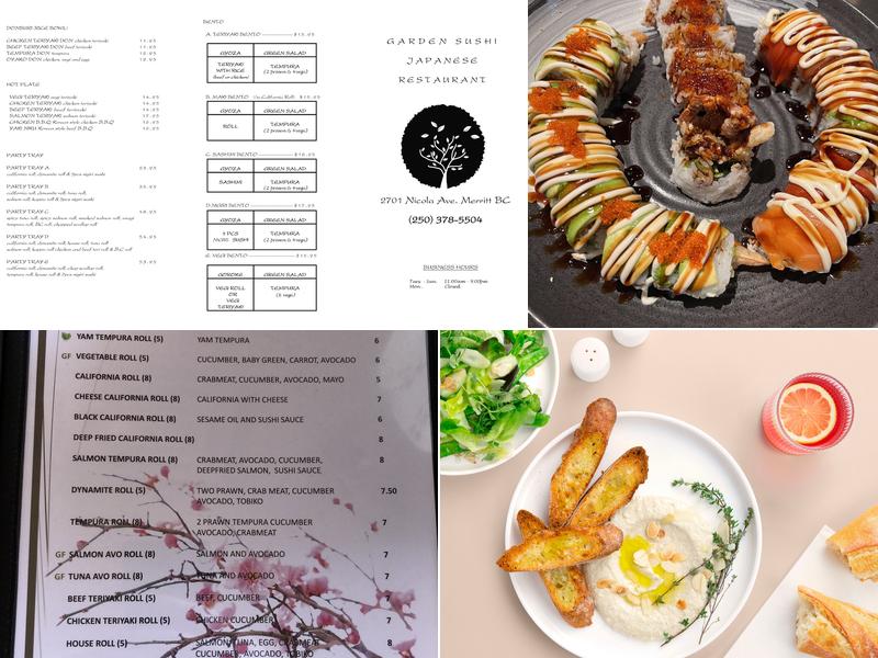 Garden Sushi Menu