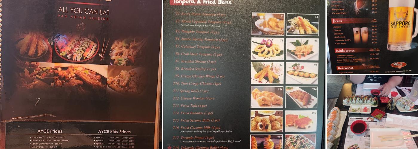Genji Sushi Menu