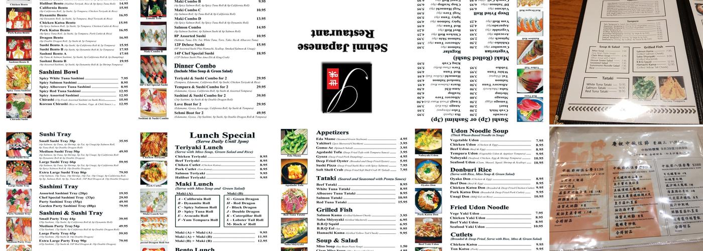 Sehmi Menu