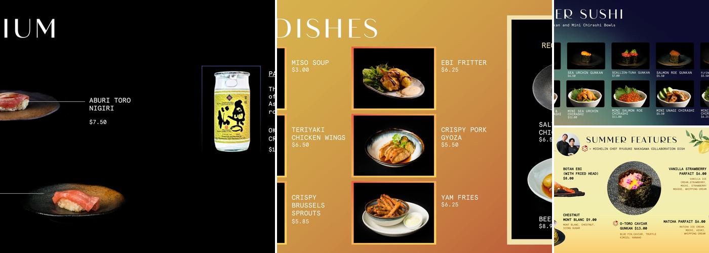TORA Menu