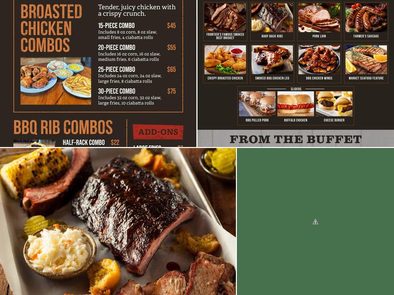 Frontier BBQ and Smokehouse Menu