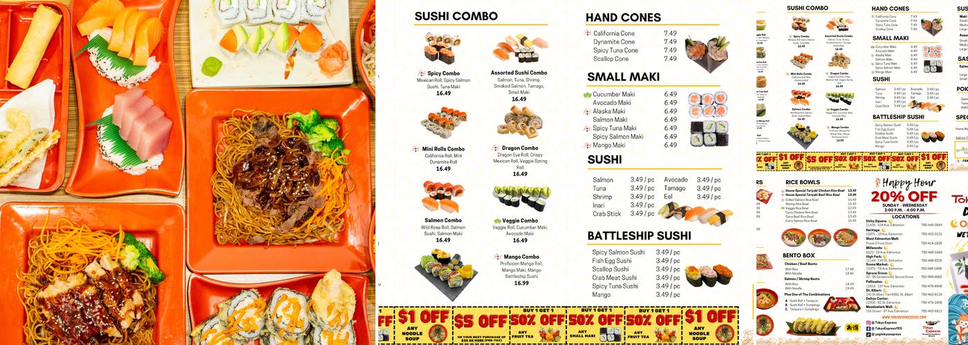 Tokyo Express Menu