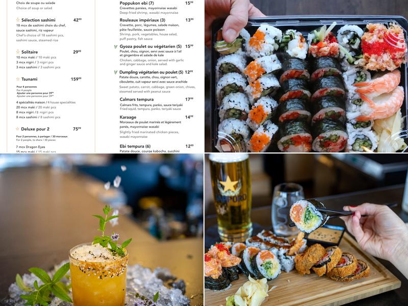 Le Satori Sushi Menu