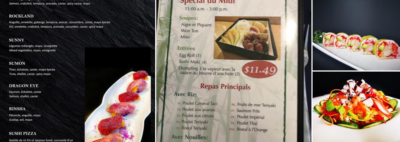 Okane Sushi Bar-Brossard Menu