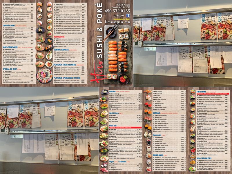 Hiro Sushi Menu