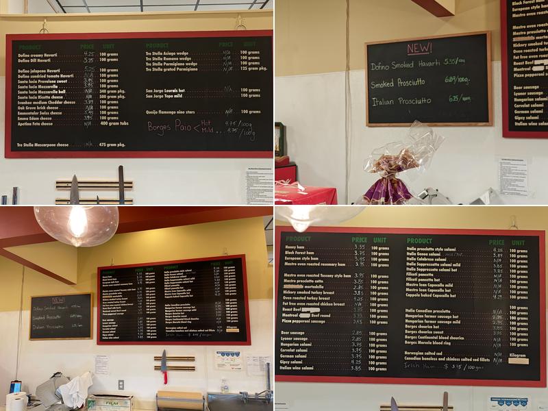 Fortuna Bakery Ltd Menu
