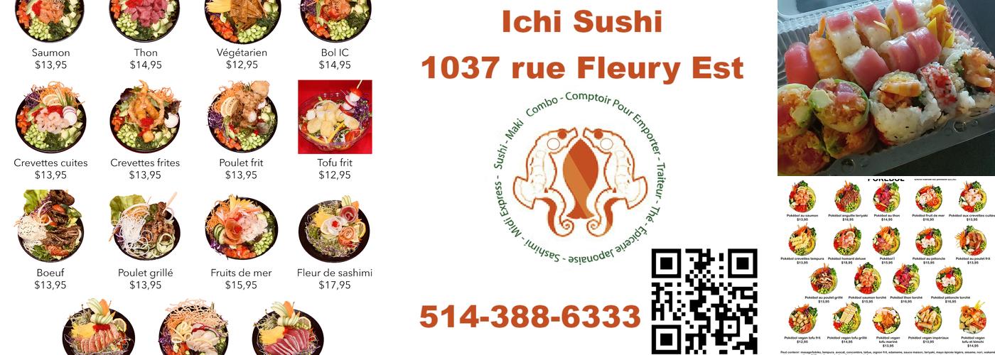 Ichi Sushi (Fleury) Menu