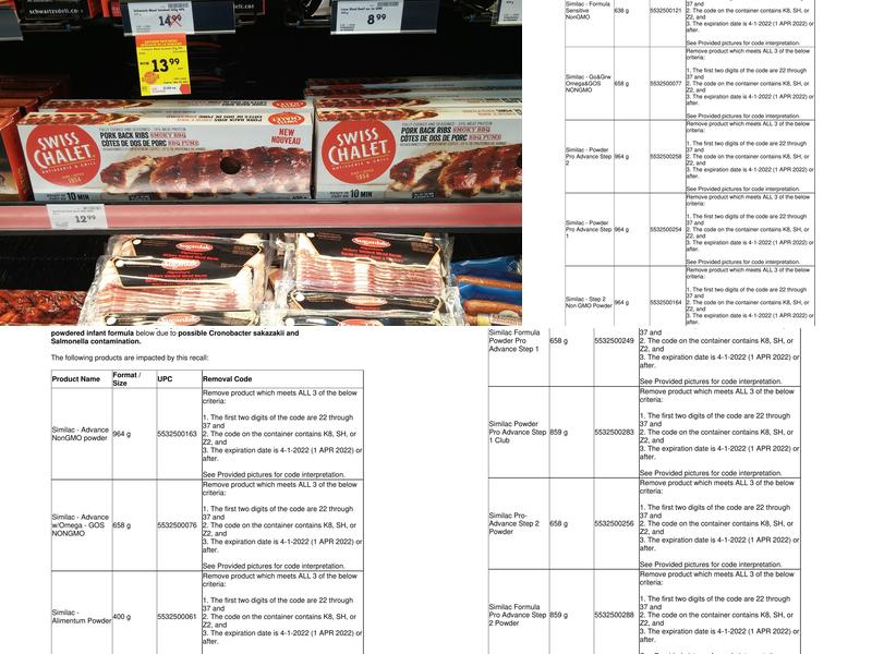 Sobeys Mountain Road Menu