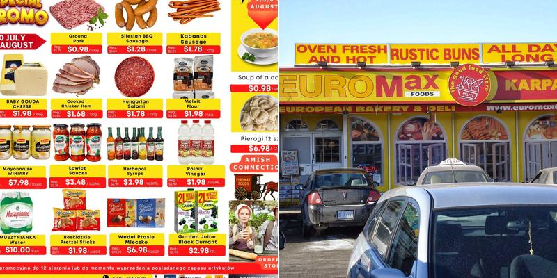 EuroMax Foods The Good Food Store Menu