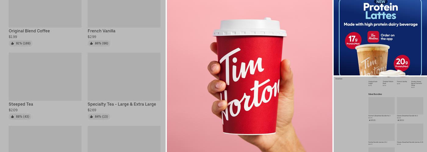 Tim Hortons Menu