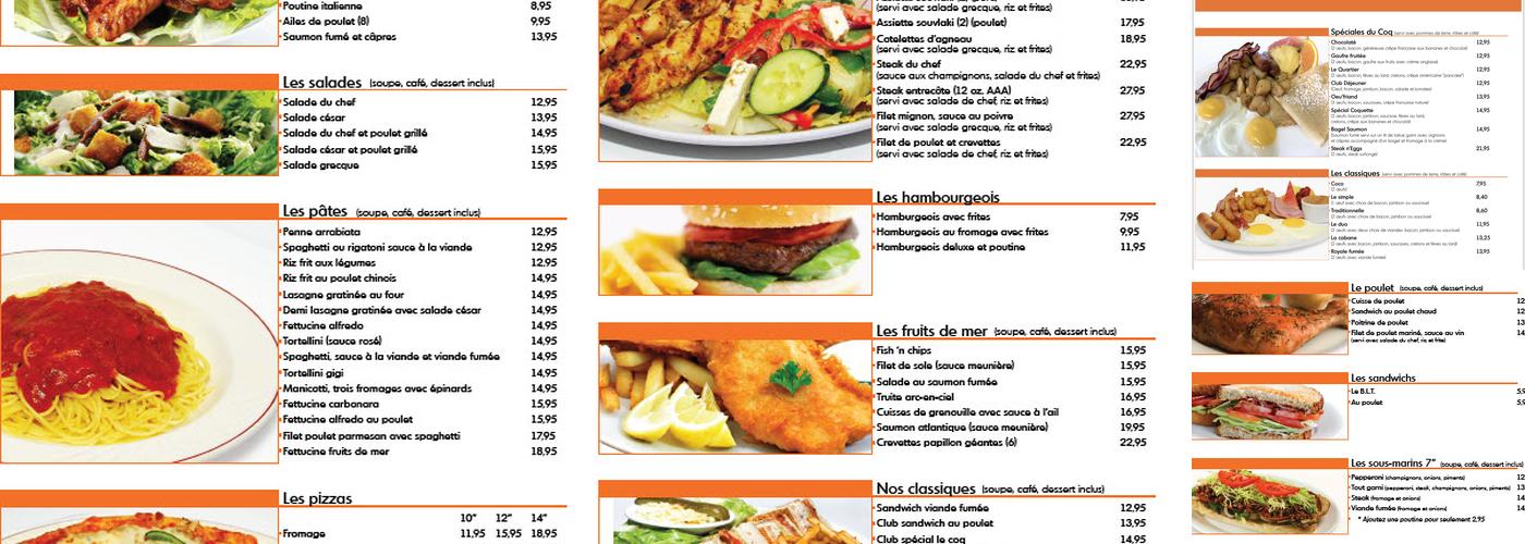 Ô D’ŒUFS FILLES Menu