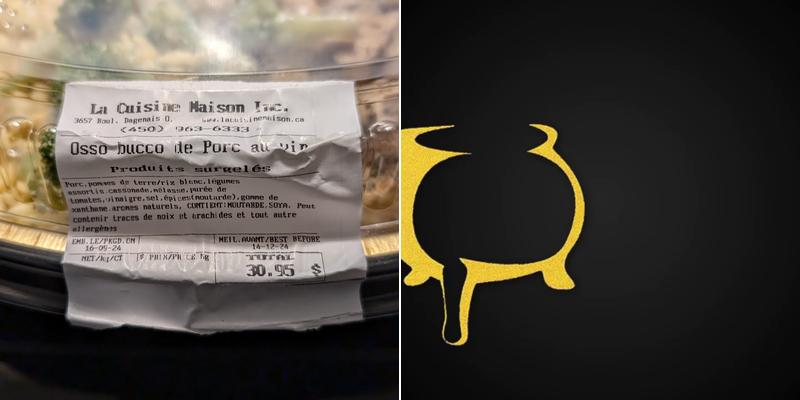 La Cuisine Maison Menu