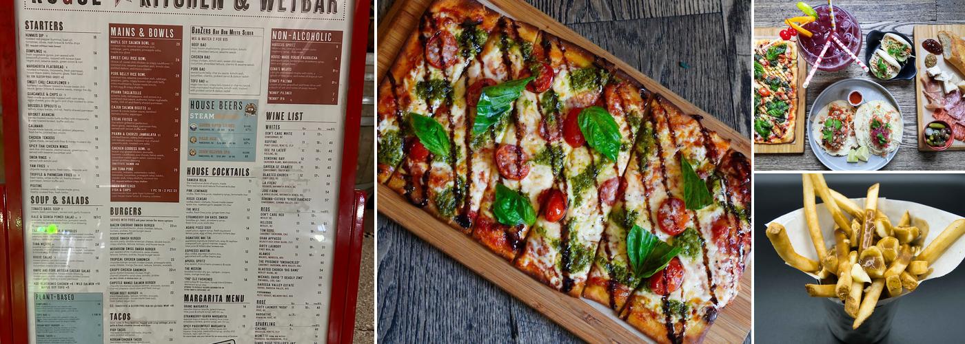 Rogue Kitchen & Wetbar Menu