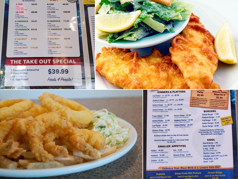 C-Lovers Fish & Chips Menu