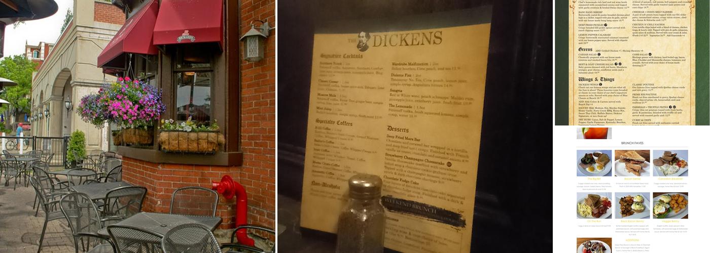 The Dickens Menu