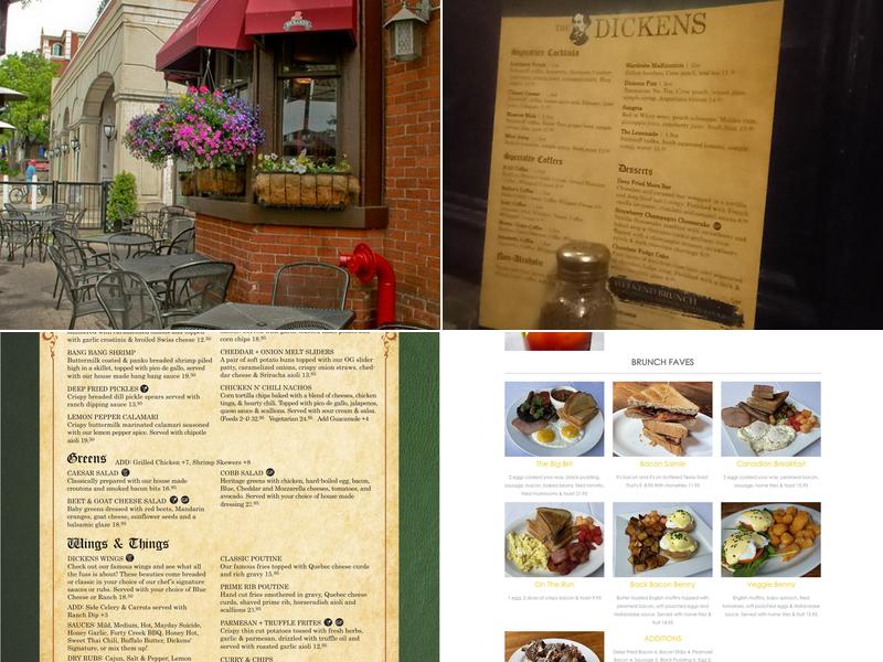 The Dickens Menu