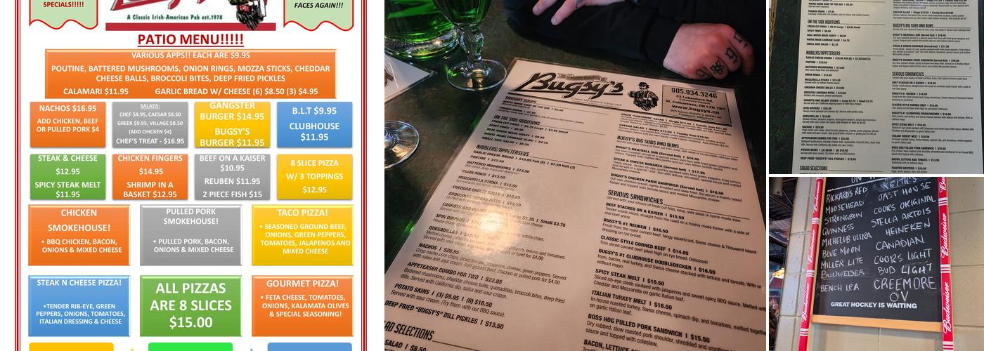 Bugsy's Menu