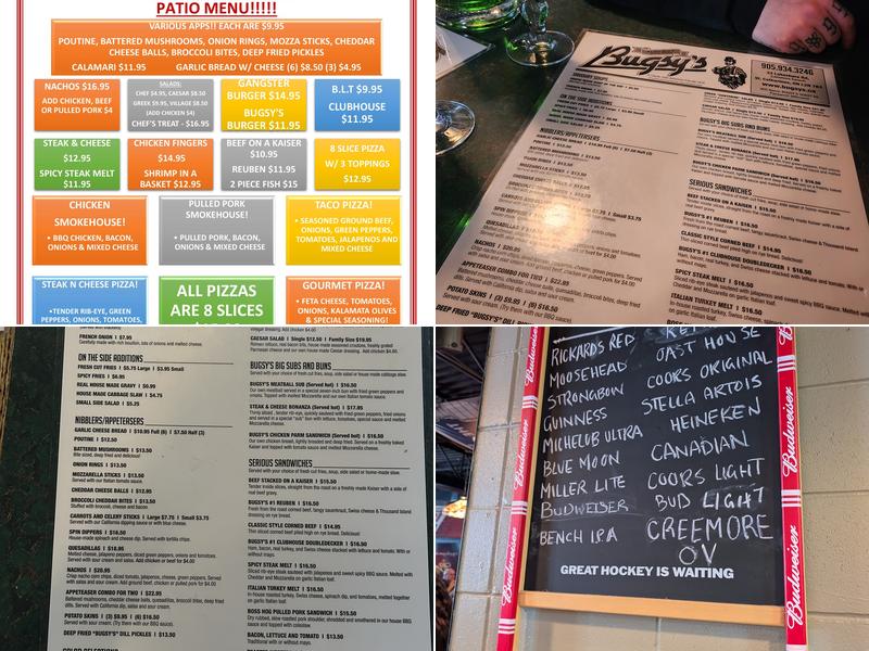Bugsy's Menu