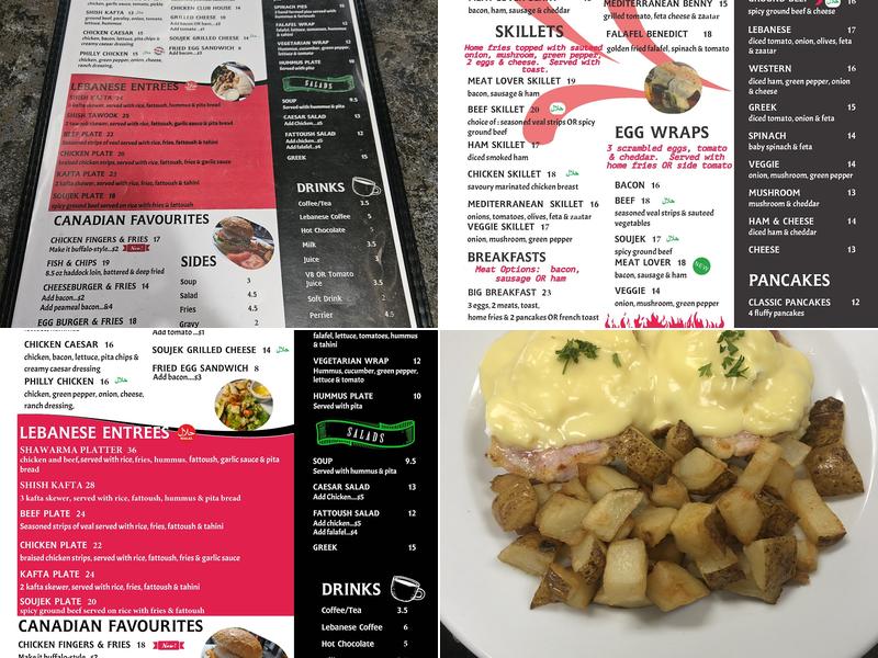 Canadian grill /Goodys Menu