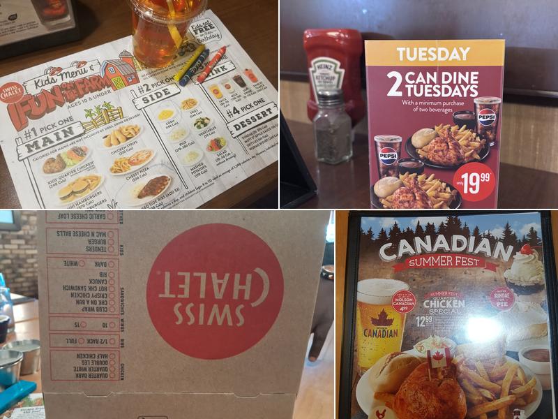 Swiss Chalet Menu