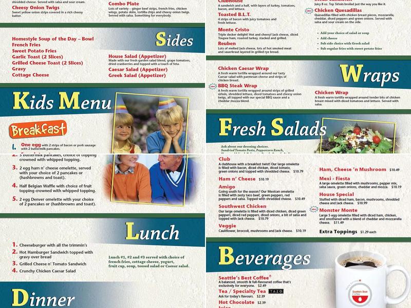 Albert's Family Restaurant Menu