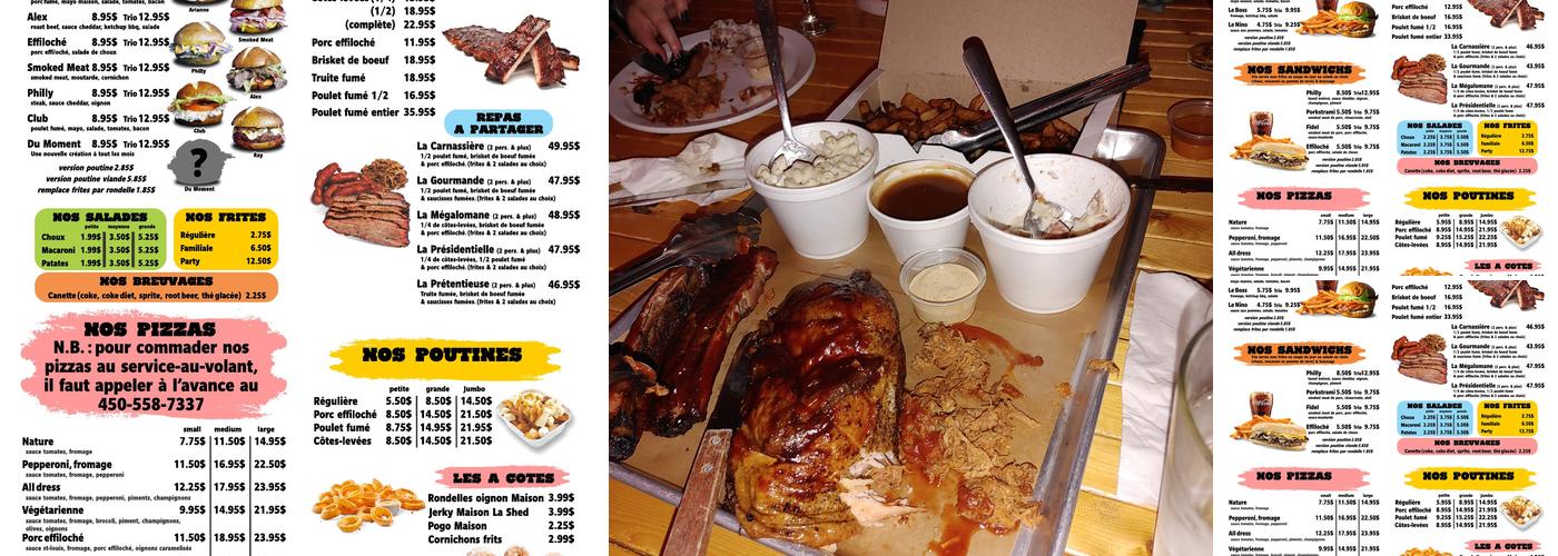 La Shed Charcuterie artisanale Menu