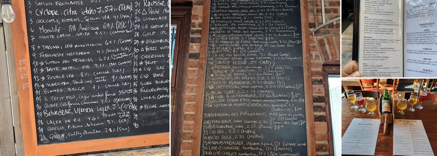 Vices & Versa Menu