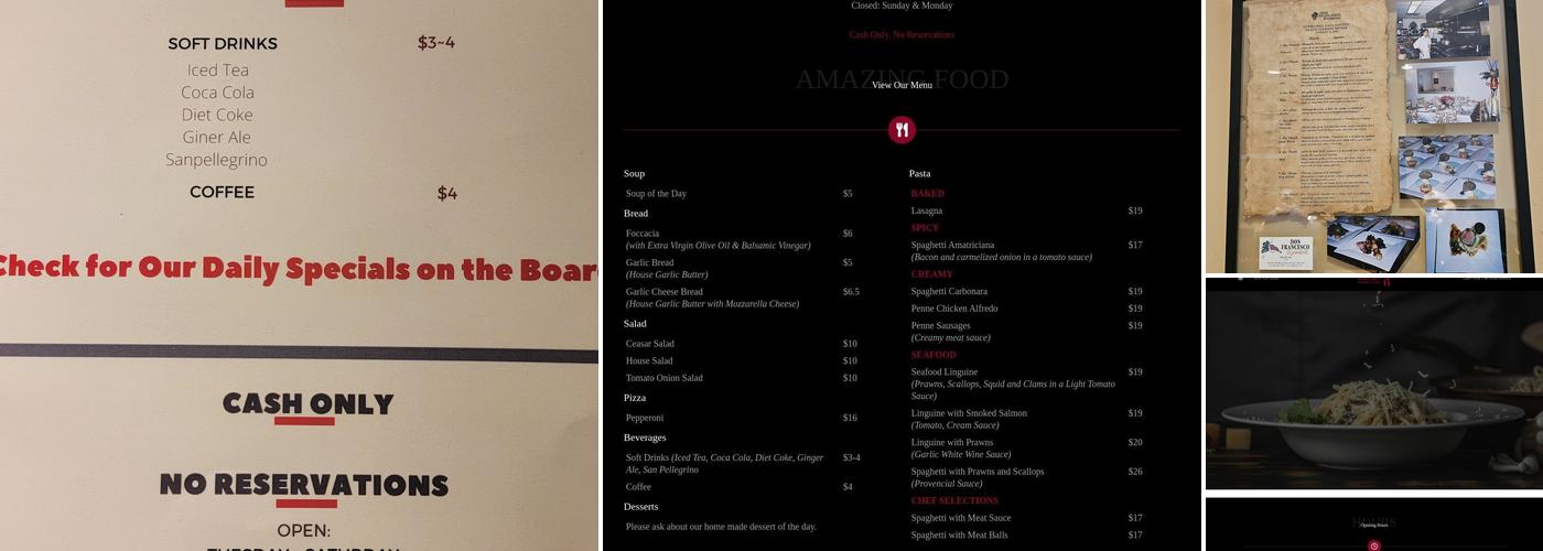 Kinemi's Kitchen Menu