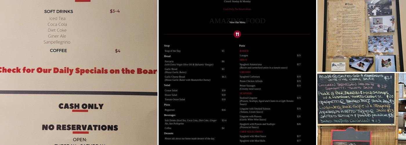 Kinemi's Kitchen Menu