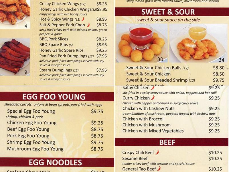 Chop Chop Wok Menu