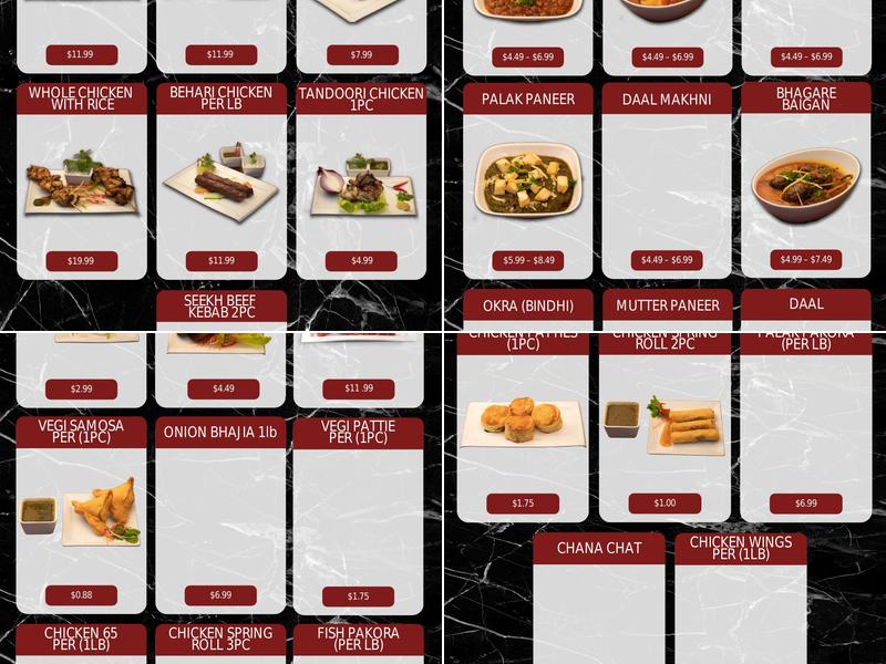 Silver Spoon Menu
