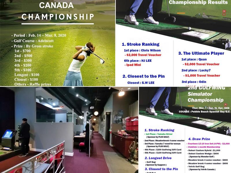 Golf Wing Virtual Golf & Restaurant Menu