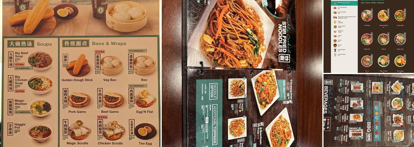 Magic Noodle - Open 24 Hours Menu