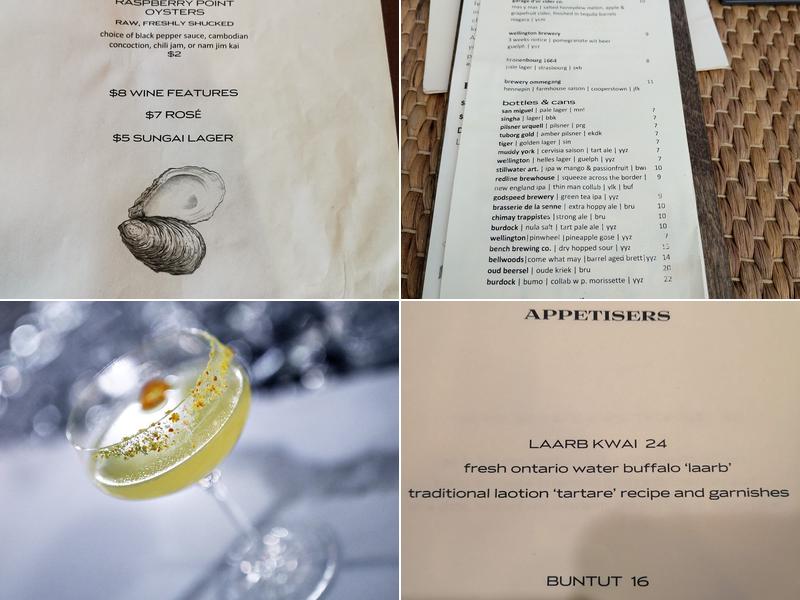 Loloan Lobby Bar Menu