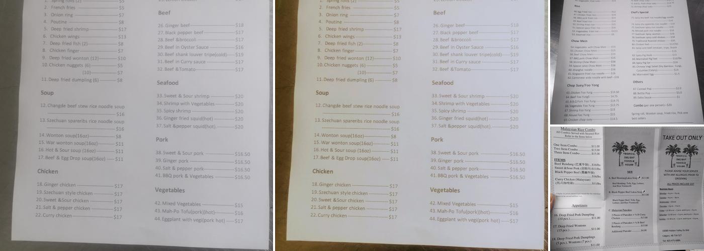 Delic Garden Menu