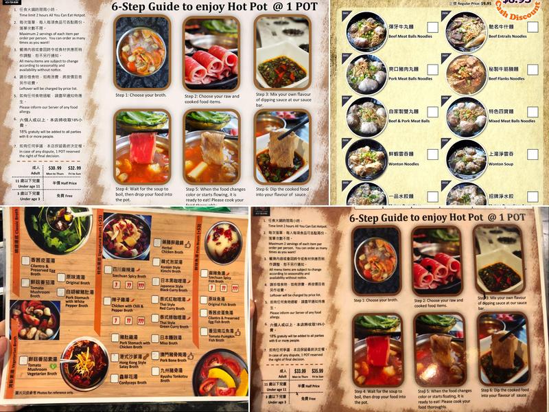 1 Pot Menu