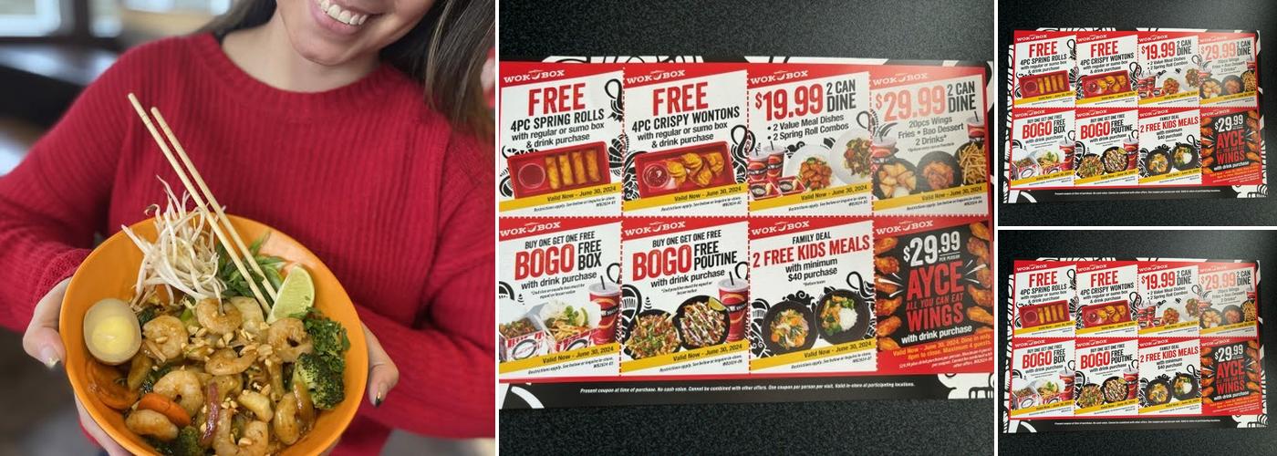 Wok Box - Shepard Regional Centre Menu