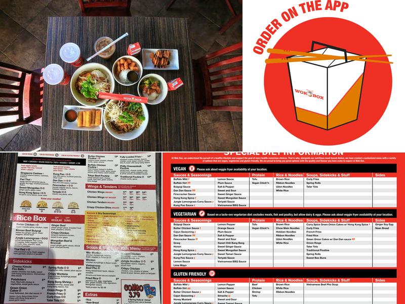 Wok Box - Cold Lake Menu