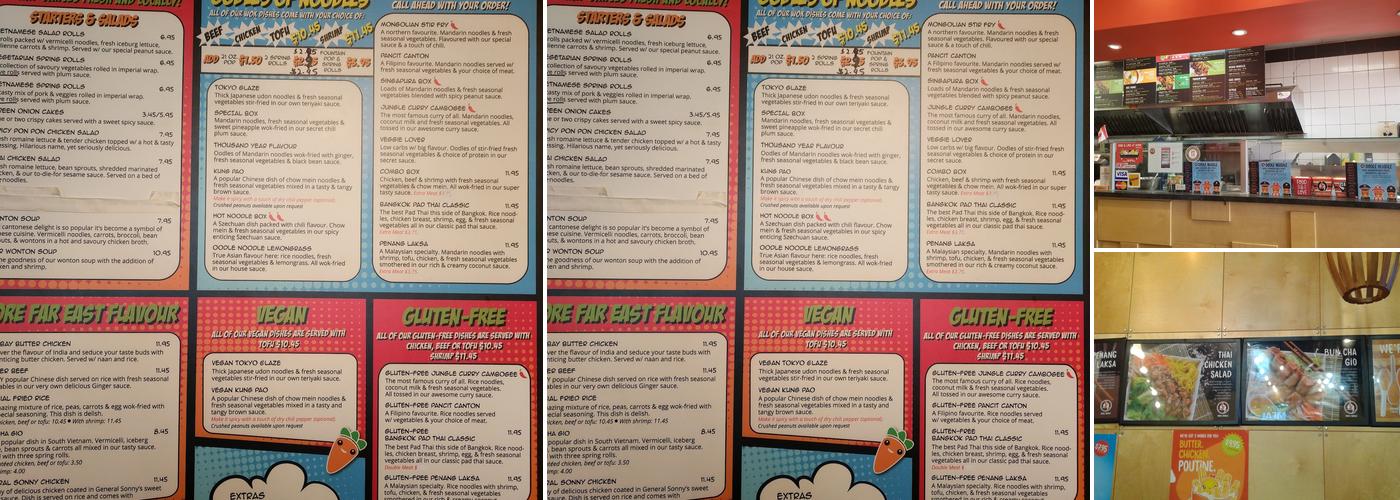 Oodle Noodle Menu