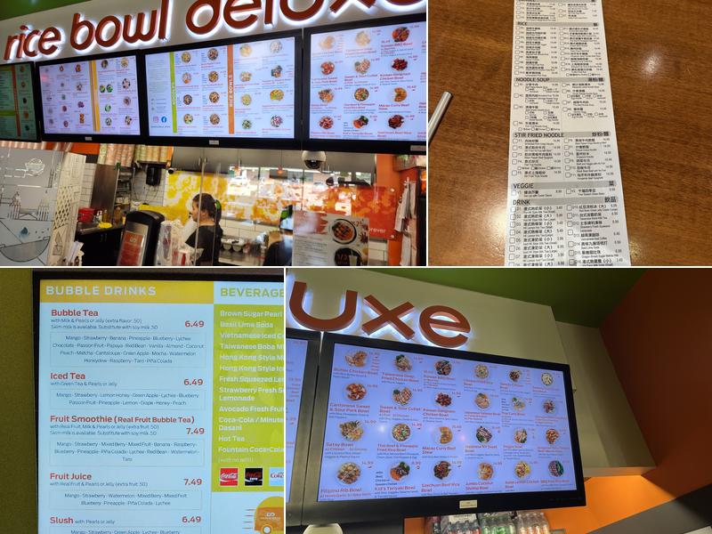 Rice Bowl Deluxe (Callingwood) Menu