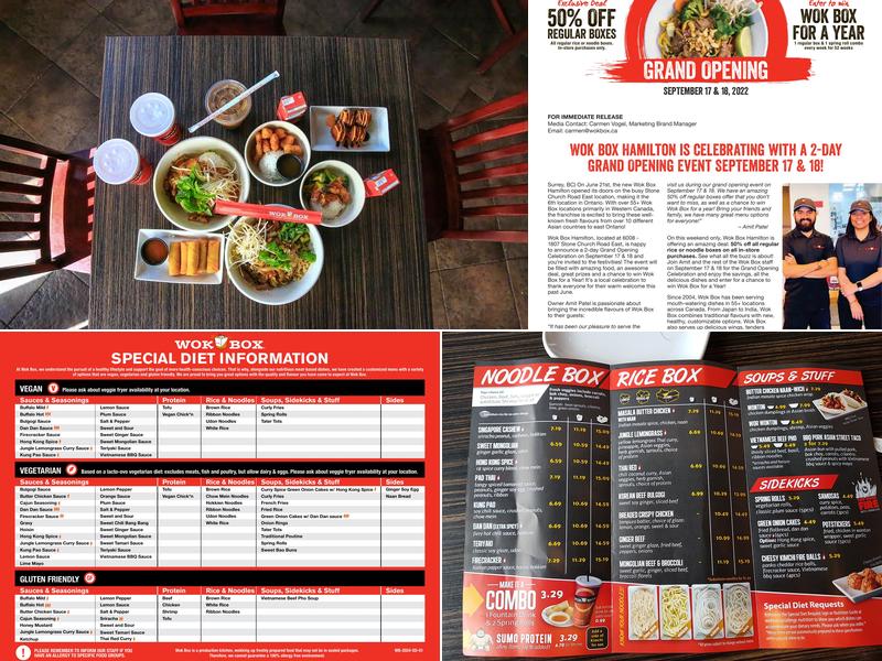 Wok Box - University Heights Menu