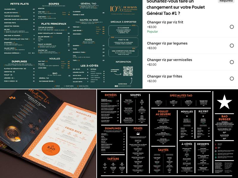 Sésame Menu