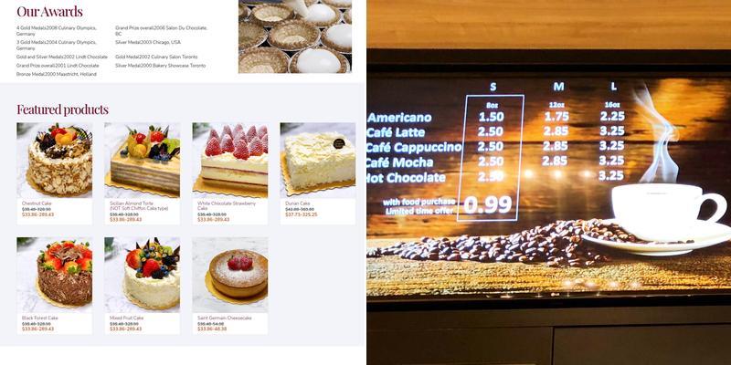 Saint Germain Bakery Menu