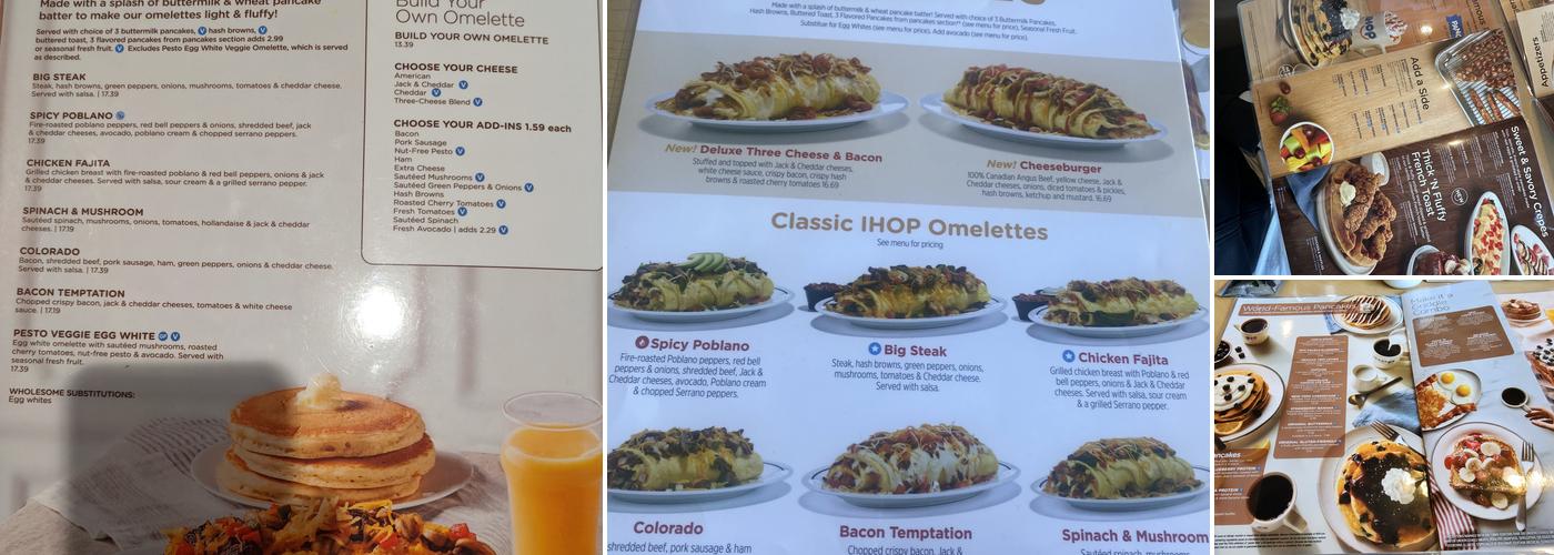 IHOP Menu