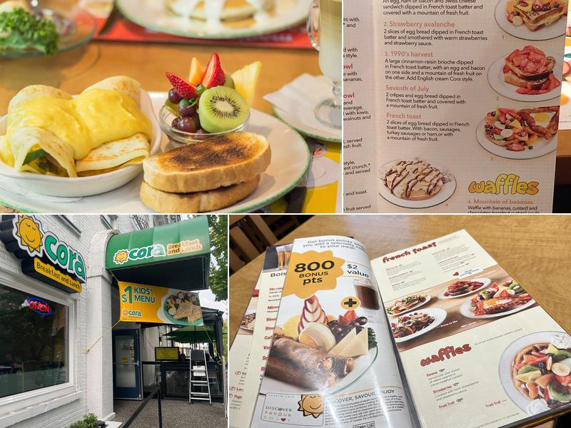 Cora Breakfast and Lunch Menu