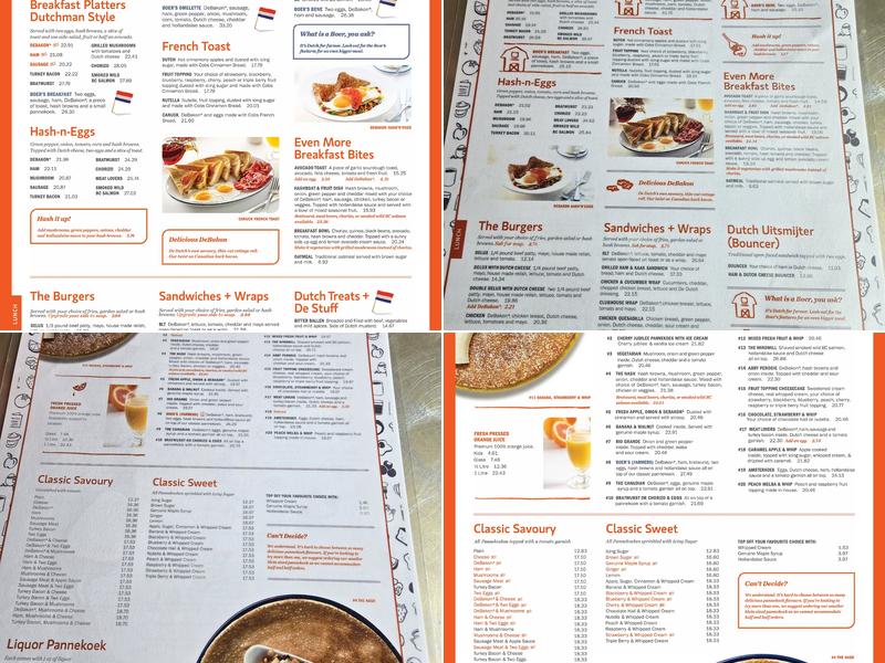 De Dutch Menu