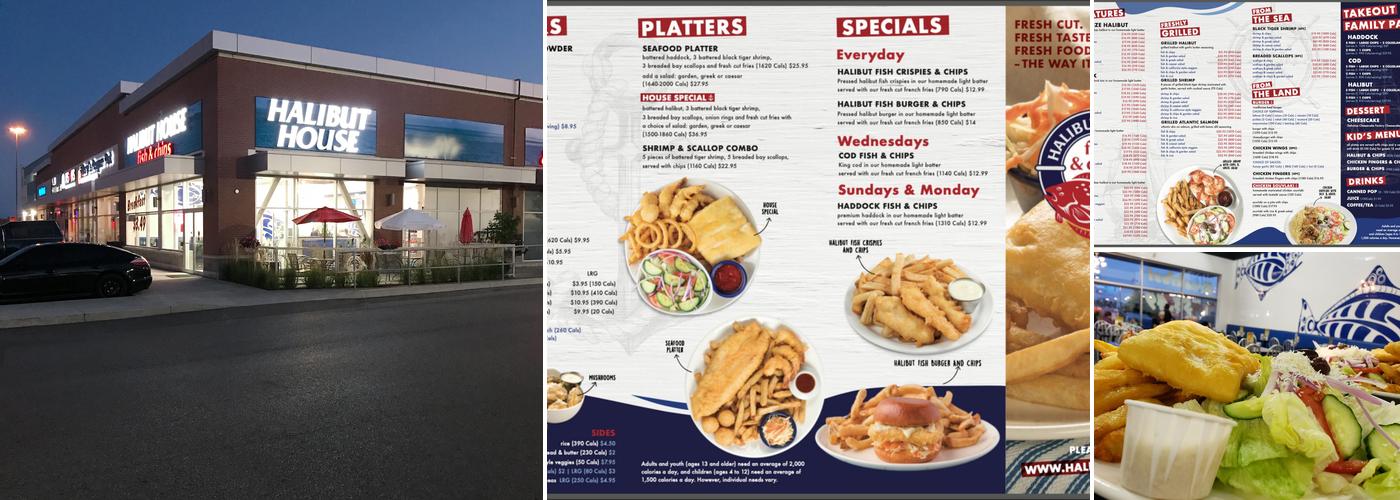 Halibut House Fish & Chips Pickering Menu