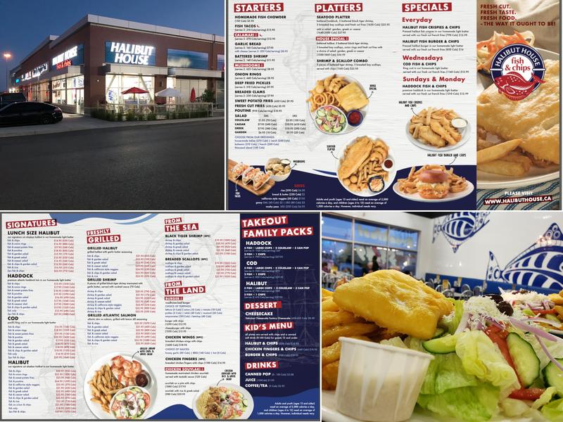 Halibut House Fish & Chips Pickering Menu