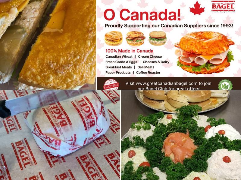 The Great Canadian Bagel Menu