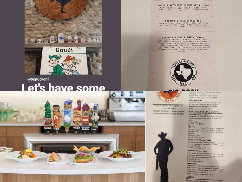 Traylor Parker's at Big Rock Brewery Menu